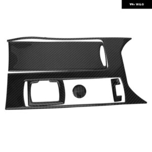 5個 インナーカーボン センター コンソール ギア シフト カバー トリム フレーム ステッカー LHD ランド レンジローバー スポーツ 2014 2015-2017