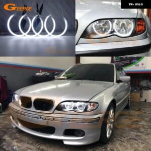 BMW E46 セダン ツーリング 1998 - 2005 318I 320I 323I 325I 328I 330I 320D 330D 超高輝度 CCFL エンジェルアイキット ハローリング