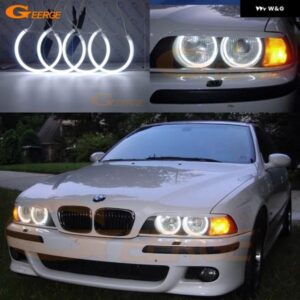 BMW 5シリーズ E39 525I 528I 530I 540I 1997 - 00 超高輝度CCFLエンジェルアイキット ハローリング