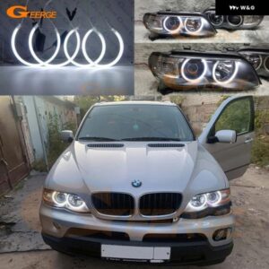 BMW X5 E53 2000 - 06 超高輝度CCFLエンジェルアイキット ハローリング