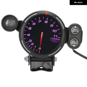 3.15インチ 80MM 車用タコメーター RPMゲージメーター 7色 高感度自動車計器