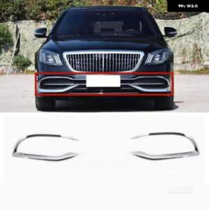 メルセデス ベンツ S クラス W222 2018-2020 フロント バンパー クローム トリム