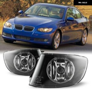 BMW 3シリーズ E92 E93 07-11 クーペ コンバーチブル フォグランプ ク リアランプ ペア 左右 H8 電球 付き