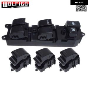 パワーウィンドウスイッチ コントローラ ー ガラスリフター ボタン 4個 トヨタ カムリ 4ランナー カローラ RAV4 1996 1997 8482033060 8481032080