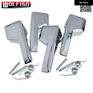 4PCS 内装 ドアハンドル 左右 2007-2014 フォード エッジ 2007-2015 リンカーン MKX クローム 7T4Z7822601BA 7T4Z7822600BA