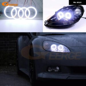 シボレー コルベット C6 2005 - 2007 - 13 超高輝度 COB LED エンジェルアイキット ハローリング