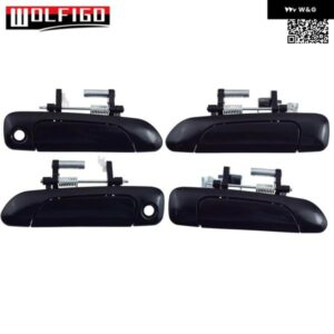 4PCS 外装 外側 ドアハンドルセット ホンダ / シティ / ジャズ 2002 - 08 72180-SLE-T01 72140-SLE-T01