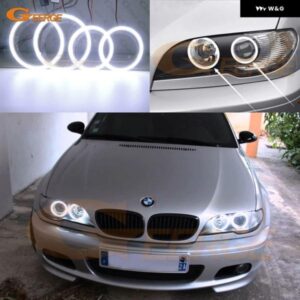 BMW 3シリーズ E46 クーペ カブリオ コンバーチブル LCI 2004 2005 2006 超高輝度 COB LED エンジェルアイ ハローリング デイライト