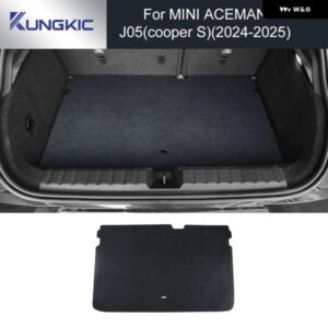 車用リア トランク マット BMW MINI ACEMAN J05 2024 2025 アンチキック パッド 内装 デカール アクセサリー フランネル スタイル