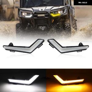 ATV フロント LED ウィンカーライト DRL CAN-AM DEFENDER 2020+ DEFENDER MAX 2020+ COMMANDER 2021