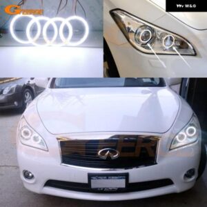 インフィニティ M M25 M37 M56 Q70 日産 フーガ Y51 デイライト 超高輝度 COB LED エンジェルアイキット ハローリング