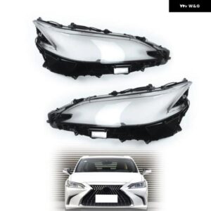 レクサス ES ES200 ES260 ES300H 2018 - 22 ヘッドランプ カバー シェル ランプマスク 車 ヘッドライト レンズ