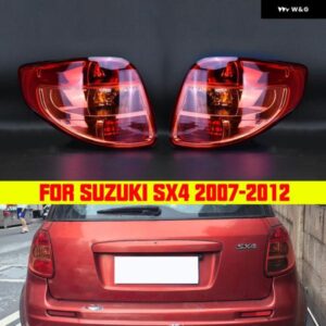 スズキ SX4 ハッチバック 2007 - 12 車用 リア テールライト アセンブリ ブレーキライト ストップランプ テール 電球 付き