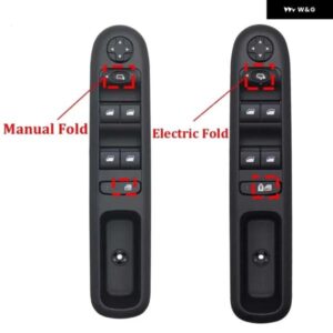 フロント左車マスターウィンドウスイッチ プジョー 3008 5008 ワゴン 2009-2016 96650621ZD 96650620ZD