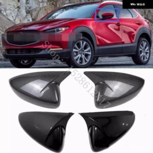 マツダ CX-30 CX30 2020 2021 2022 ~2024 カーアクセサリー ABS バックミラー カバー トリム /バックミラー 装飾 スタイリング