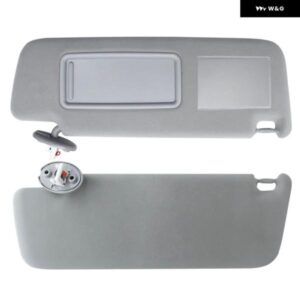 車用サンバイザー トヨタ ランドクルーザー J12 2002-2009 プラド LC120 2003-2009 運転席側 助手席側 LEDランプ付き 74310-6A020