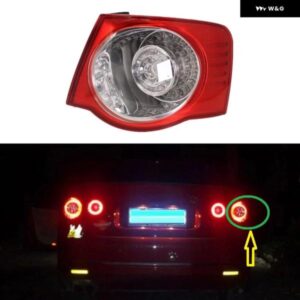 外側右側 LED リア テールライト ランプ VW ジェッタ 5 MK5 センダン 2006 - 11
