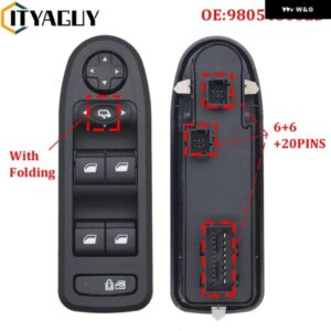 オートマスターウィンドウスイッチ プジョー 308 508 シトロエン C5 2007-2013 電動パワー ボタン 98054508ZD 96644915XT 98053439 96644915