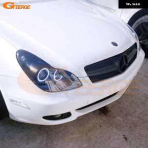 超高輝度 COB LED エンジェルアイキット ハローリング デイライト メルセデス ベンツ CLS W219 C219 2004-2010
