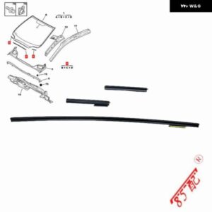 バンド フロントガラス 固定ストリップ レインプレート クリップ 8251L3 プジョー 307 308 408 シトロエン C4