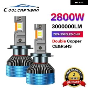 LED ヘッドライト ランプ バルブ 車用 3銅管 6500K HB3 HB4 9012 H1 H4 H7 H11 H13 プロジェクター ヘッドライト プロジェクトLED CANバスランプ