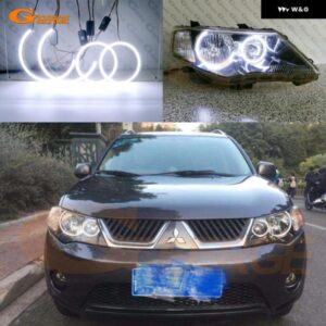 三菱 アウトランダーII 2006 - 12 超高輝度 COB LED エンジェルアイキット ハローリング