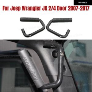 ジープ JK パーツ アルミ 合金 車内 アームレスト 2/4ドア フロントリア グラブハンドル ジープ ラングラー 2007年以降車 スタイリング