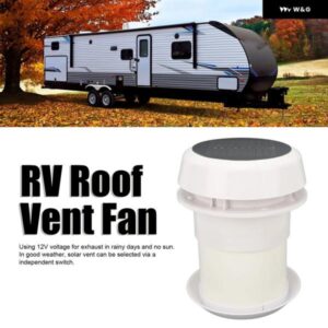 DC12V RVルーフ換気扇 静音 ソーラーパワー換気扇 キャンピングカー 船舶 ヨット RVルーフ換気扇 ソーラールーフ換気扇