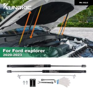 フォード エクスプローラー 2020 - 23 ボンネット ダンパー フロント ボンネット ガスストラット リフト サポート ロッドアーム スプリング ショック