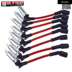 8個 イグニッション スパークプラグ ワイヤーキット セット ケーブル 10MM 48322R シボレー シルバラード タホ GMC サバナ シエラ ハマー H2 H3 いすゞ