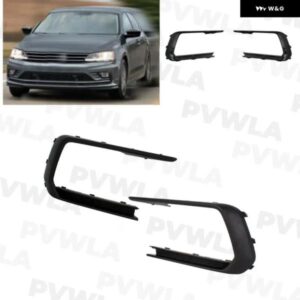 ペア 左+右側 フォグランプ ランプ グリル カバー VW ジェッタ GLI 2015 - 18 5C6853665G 5C6853666F