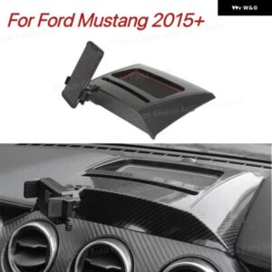 ダッシュボード オーガナイザー トレイ 携帯電話 ホルダー クリップ付き フォード マスタング 2015+ センター コンソール 収納 コンテナ ボックス