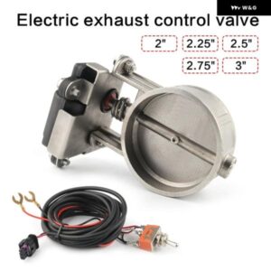 電動排気 制御 バルブ 2インチ/2.25インチ/2.5インチ/2.75インチ/3インチ排気 制御 バルブ - 低圧排気キャットバックダウン パイプ