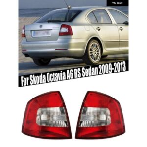 車 リア テールライト 電球 なし SKODA OCTAVIA A6 SEDAN 2009-2013 RS 2009-2013 カー スタイリング 1Z5945111B 1Z5945112B