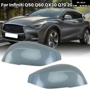 サイドミラー カバー キャップ インフィニティ Q50 Q60 QX30 Q70 2014 - 21 ドアミラー カバー カーアクセサリー