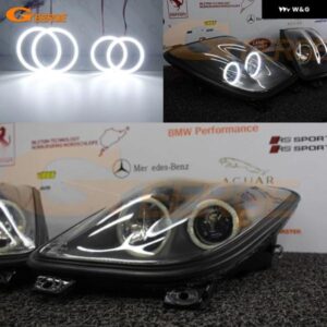 フィアット クーペ 1993 - 00 超高輝度 SMD LED エンジェルアイ ハローリングキット デイライト カー スタイリング