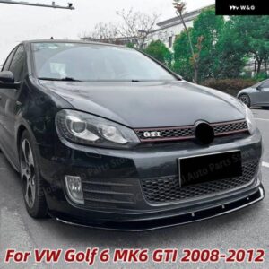 フォルクスワーゲン ゴルフ 6 MK6 GTI 2008-2012 フロントリップスポイラー フロント バンパー ショベル 外装 カスタム カーアクセサリー
