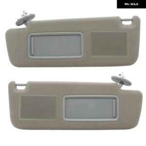 サンバイザー トヨタ ランドクルーザー J12 2002-2009 プラド LC120 2003-2009 運転席側 助手席側 LEDランプ付き 74310-6A020