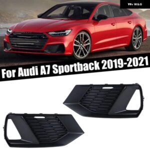 4K8807648CRU6 4K8807647CRU6 アウディ A7 2019-2023 オートフロント バンパー フォグライト カバー トリム フォグランプ グリル フレーム カーアクセサリー