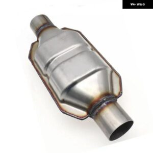 車用マフラー 外径2.25インチ 400セル 汎用 触媒コンバーター 承認済みスモーク突 耐腐食性 高フロー