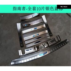 ドアシル スカッフプレート ウェルカムペダル スカッフプレート /ドアシル リア バンパー プロテクター シル ジープ コンパス 2017-2021 カー スタイリング