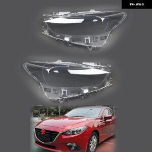 マツダ 3 アクセラ 2017 2018 2019 車用ハロゲン ヘッドランプ シェルランプシェード フロント ヘッドライト カバー レンズ ハロゲンライト