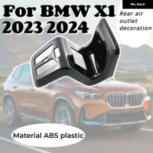 BMW X1 素材 ABS カーボン 車リア エアコン 吹き出し口 カバー トリム ステッカー 内装アクセサリー 2023 2024