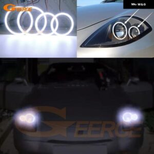 フィアット バルケッタ 1996 - 05 デイライト 超高輝度 COB LED エンジェルアイキット ハローリング