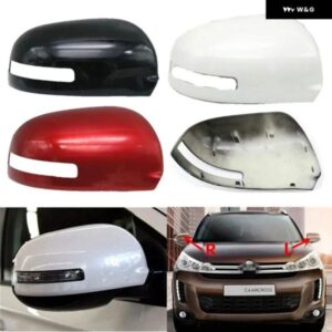 車翼ドアサイドキャップバックミラー カバー シトロエン C4エアクロス プジョー 4008 2012 - 17