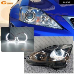 レクサス IS II 220 250 300 350 F IS220 IS250 IS300 IS350 DTM M4 スタイル 超高輝度LEDエンジェルアイ ハローリング