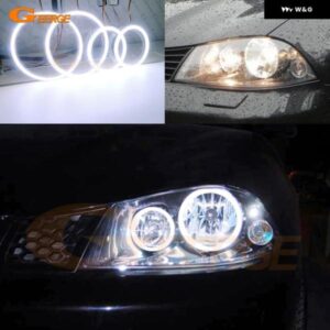 SEAT IBIZA III CORDOBA 6L フェイスリフト 2006 - 09 デイライト 超高輝度 COB LED エンジェルアイキット ハローリング