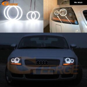 アウディ TT MK1 8N 1999 - 06 超高輝度 SMD LED エンジェルアイ ハローリングキット デイライト