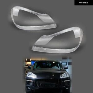 ポルシェ カイエン 2007-2010 車用クリア ヘッドライト レンズ カバー ヘッドライト ランプカバー シェル