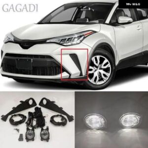 トヨタ C-HR CHR LED フォグランプ ドライビングランプ ワイヤー ベゼル 付き 20-23 キット